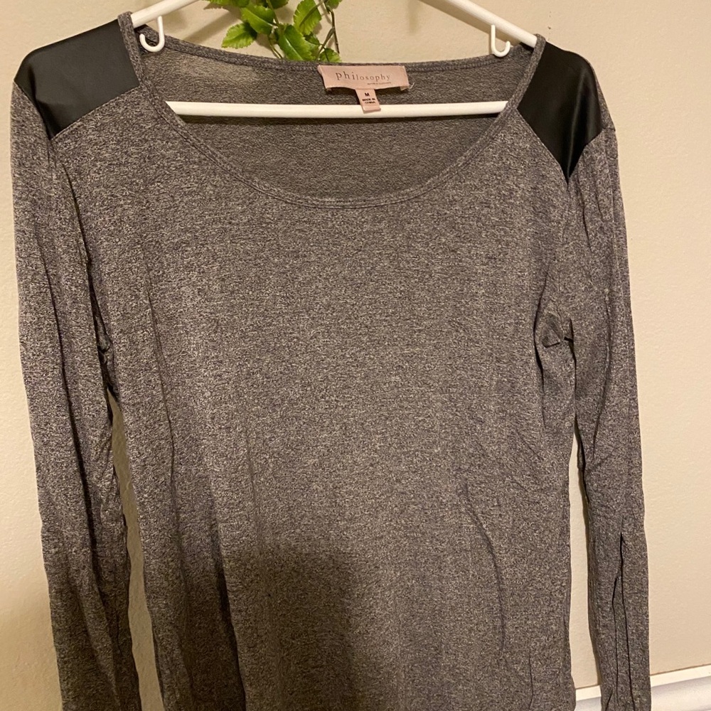 Gray long sleeve